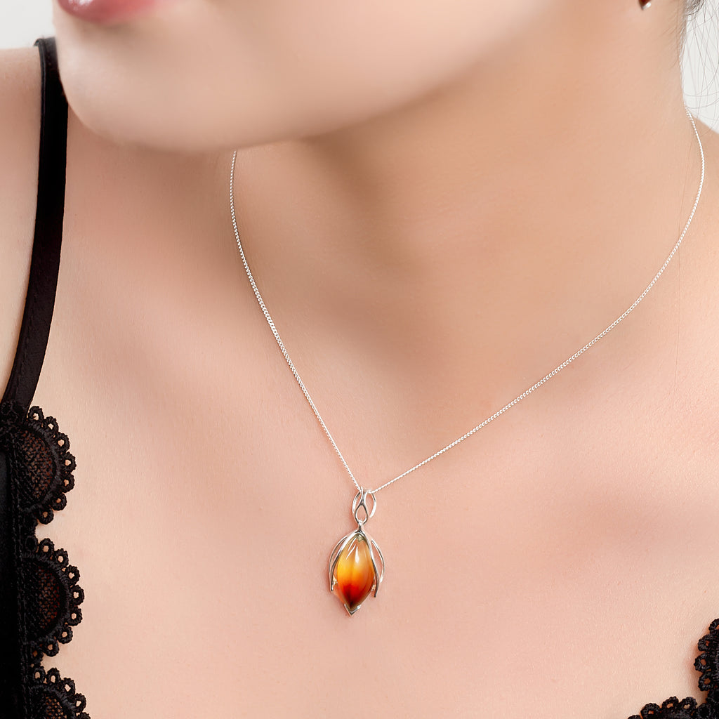 Amber necklace online near me