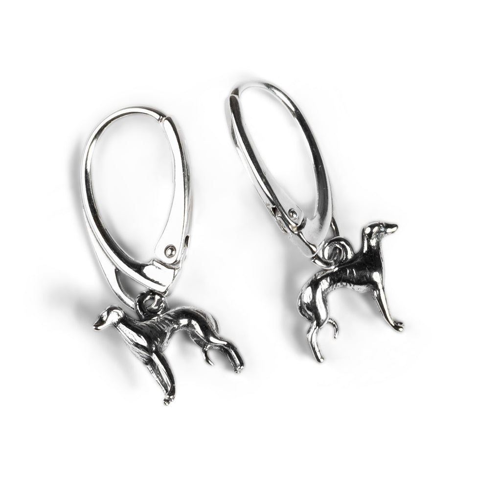 Sterling silver hot sale dog earrings