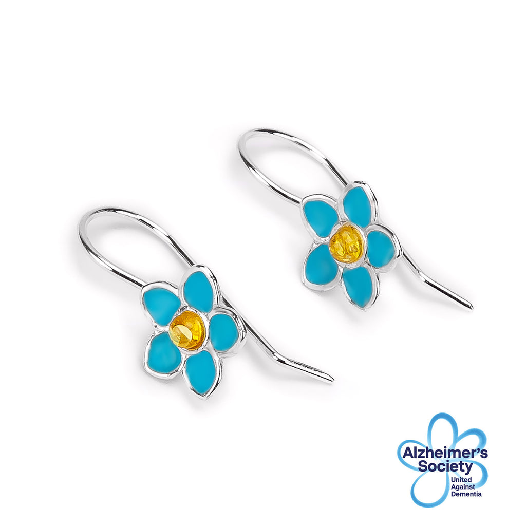 Pandora forget me not clearance drop earrings