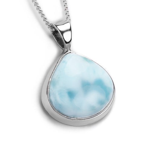 Adorable Larimar Necklace - Natural Designer Gemstone