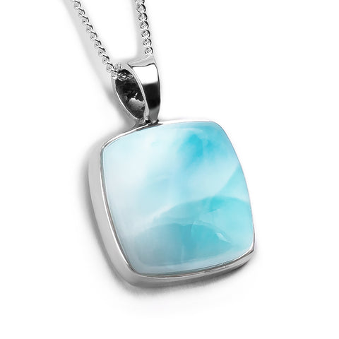 Lovely Larimar Necklace - Natural Designer Gemstone