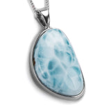 Larimar Necklace - Natural Designer Gemstone
