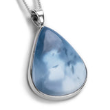 Owyhee Blue Opal Necklace - Natural Designer Gemstone