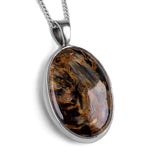 Golden Pietersite Necklace - Natural Designer Gemstone