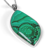 Stunning Malachite Necklace - Natural Designer Gemstone