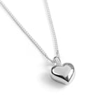 Miniature Heart Necklace in Silver