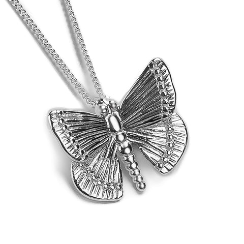 English Butterfly in Silver