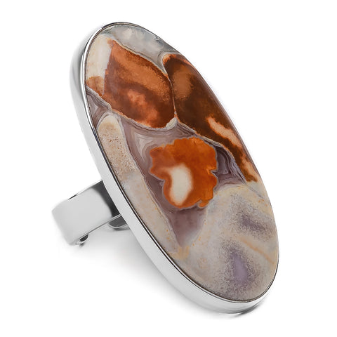 Fabulous Cobra Jasper Statement Ring - Natural Designer Gemstone