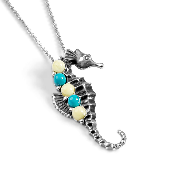 Amazon.com: HENRYKA Silver Seahorse Necklace, Pendant Necklace Jewelry  Sterling Silver, Amber Seahorse Necklace, Unique style jewelry collection  for girls and women, Holiday Summer Gift : Clothing, Shoes & Jewelry
