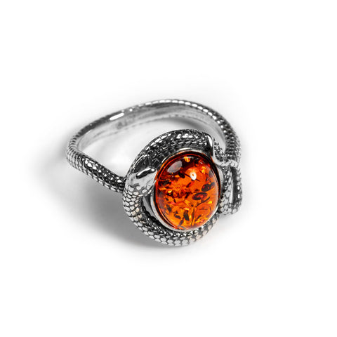 Baltic Amber Ring , Man Silver Large Amber Stone Ring , Turkish Silver Ring  | eBay