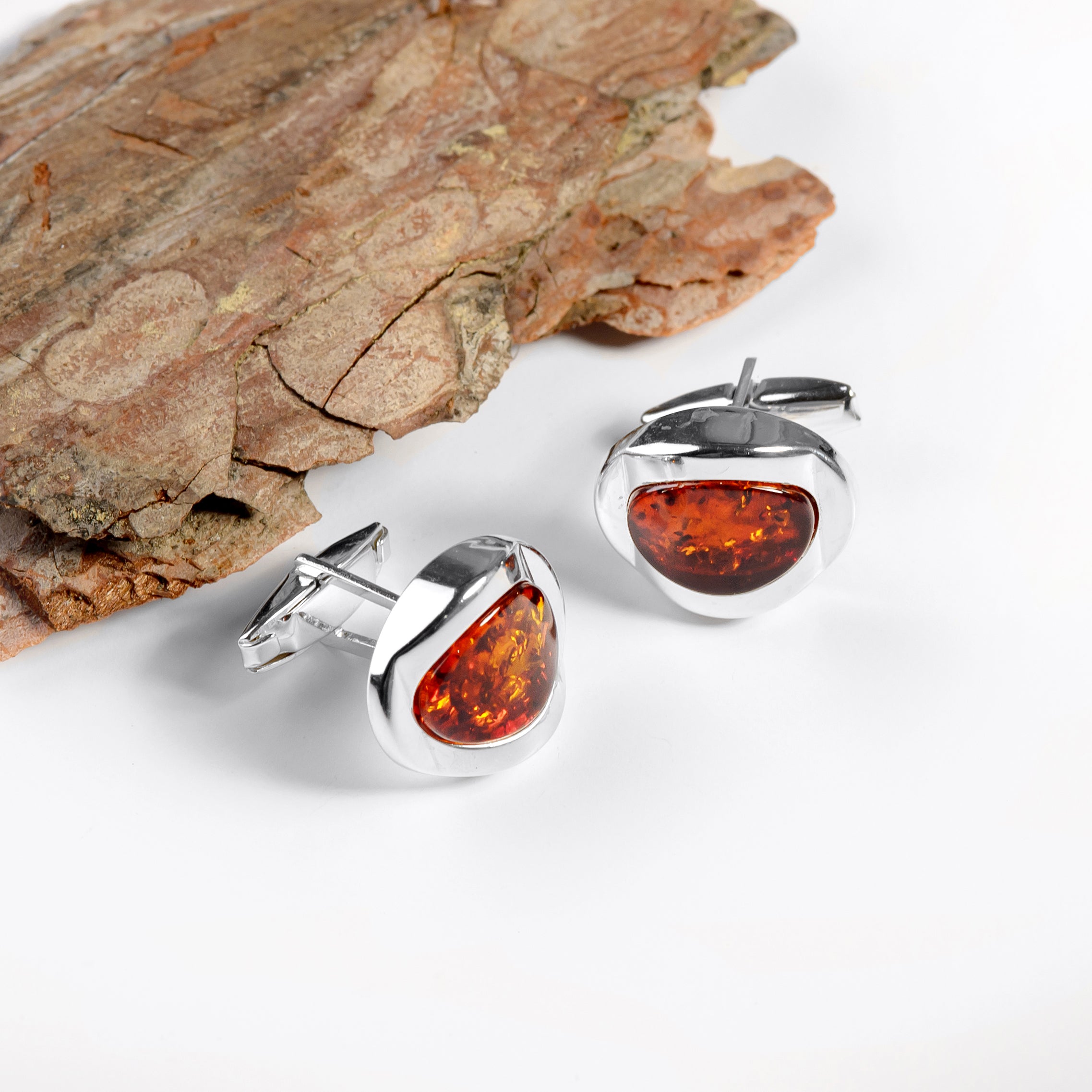 2024 Amber Cuff Links