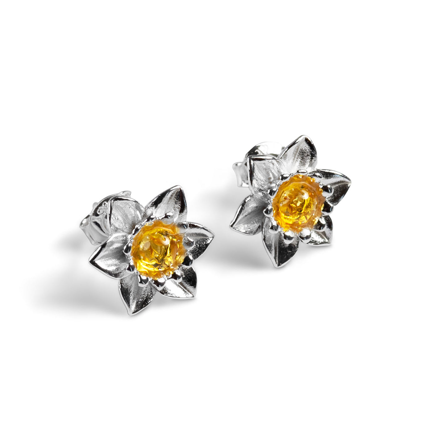 Daffodil stud store earrings