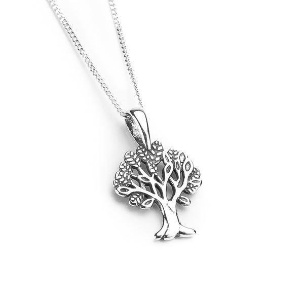 Bo&Pao Women's Tree of Life Necklace 925 Sterling Silver, 18