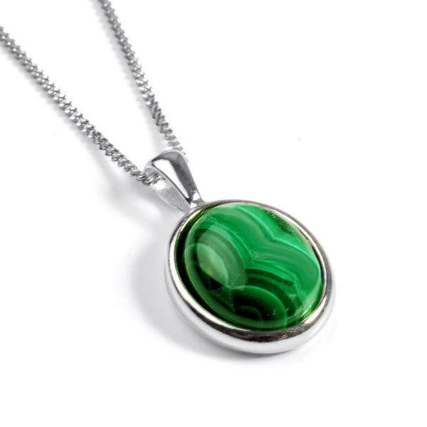 Malachite pendant - silver hotsell 925